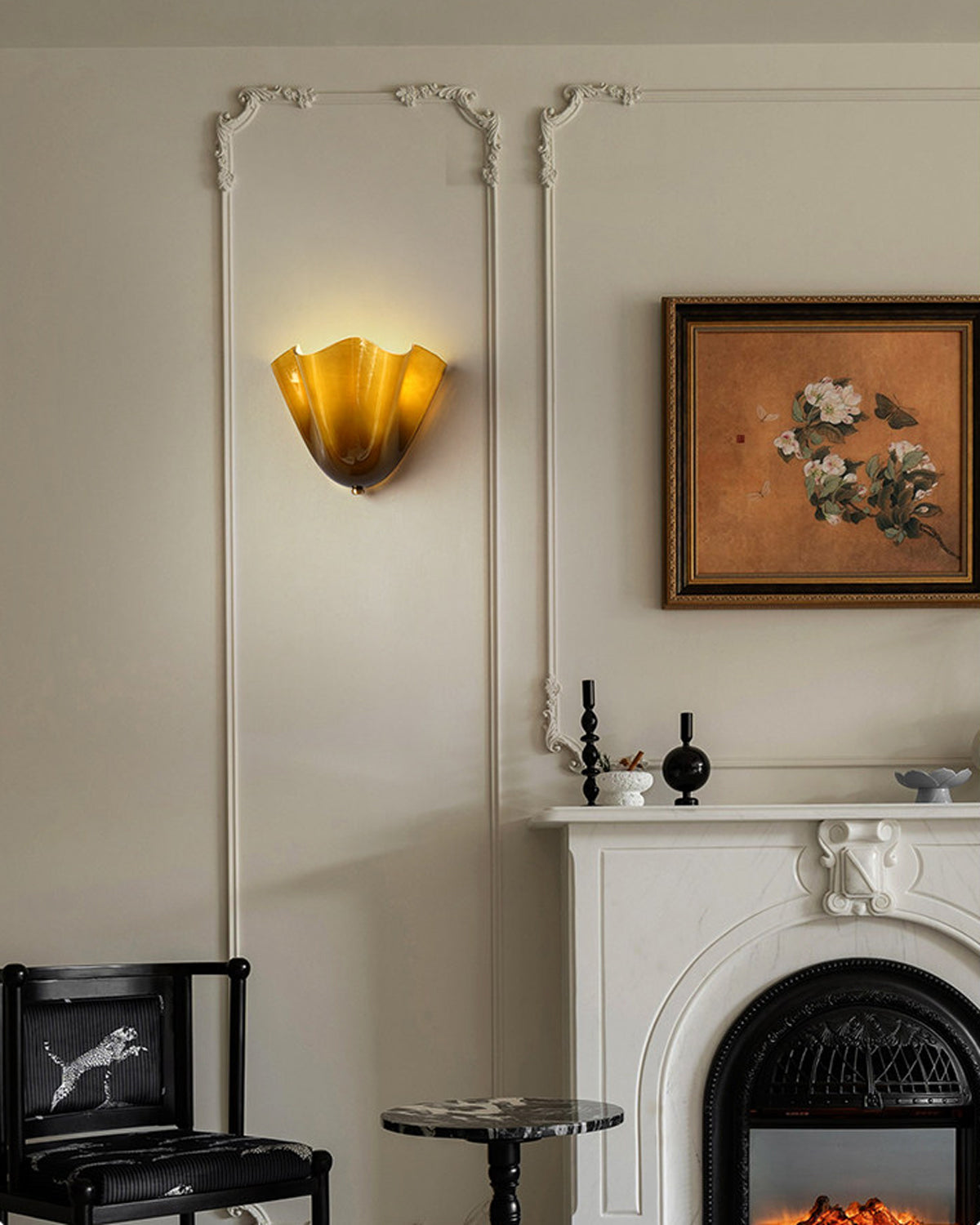 Vera Vintage Glass Wall Lamp