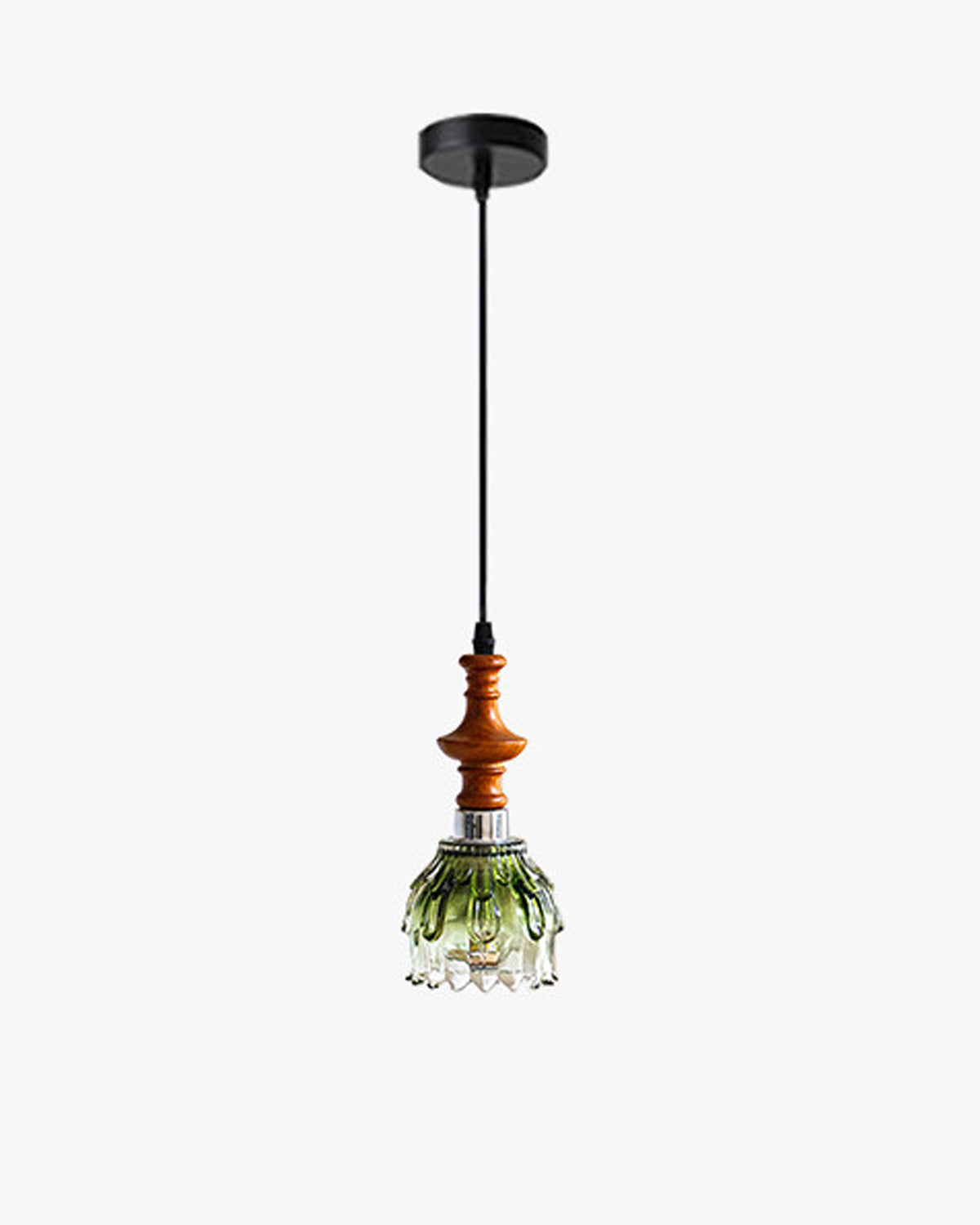 Verdant Dew Glass Pendant Light