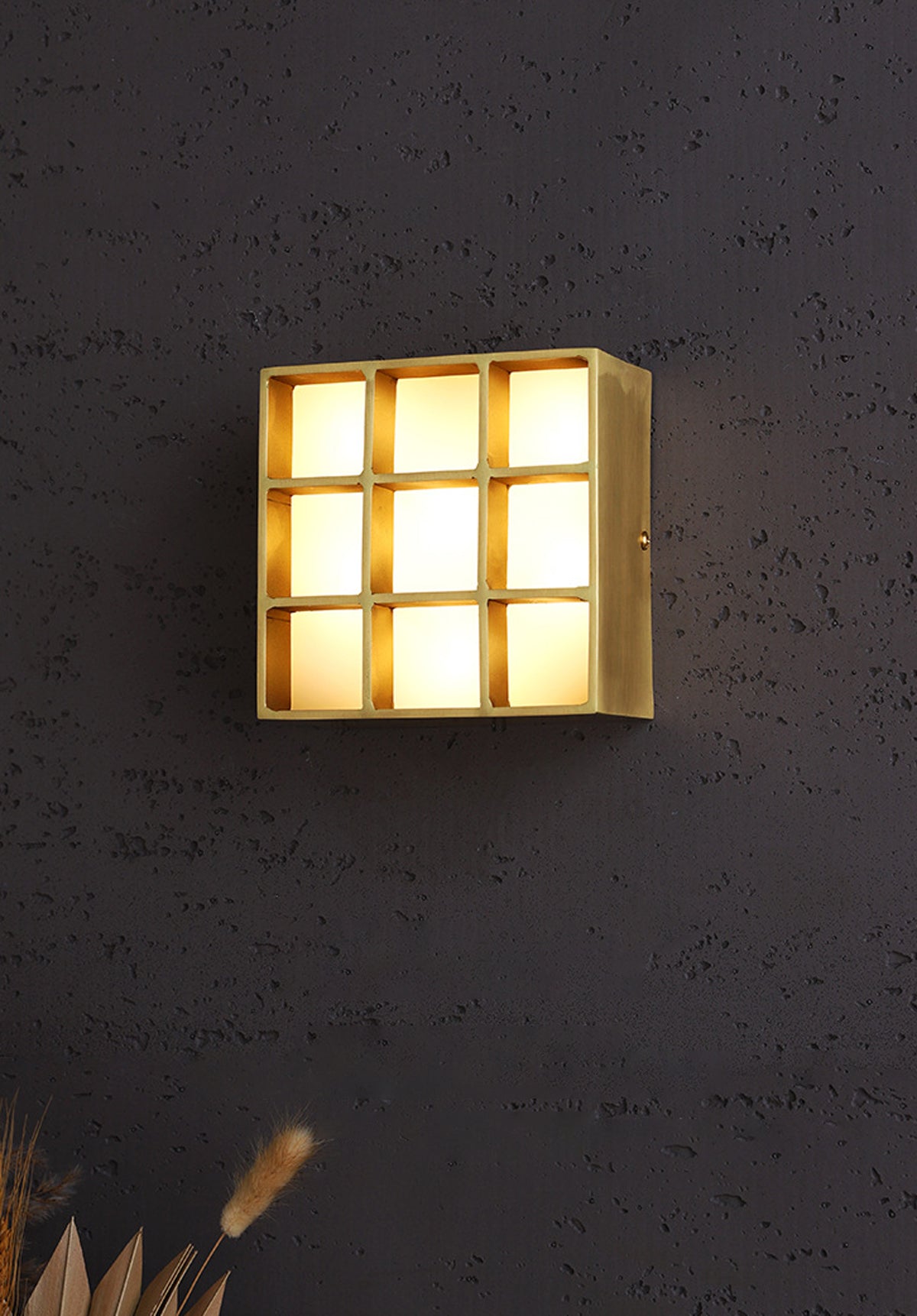 Lume Grid Wall Sconce