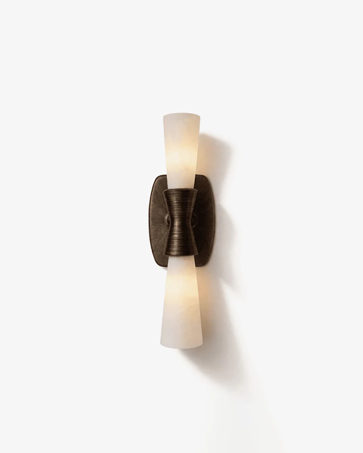 Opal Alabaster Twist Wall Sconce