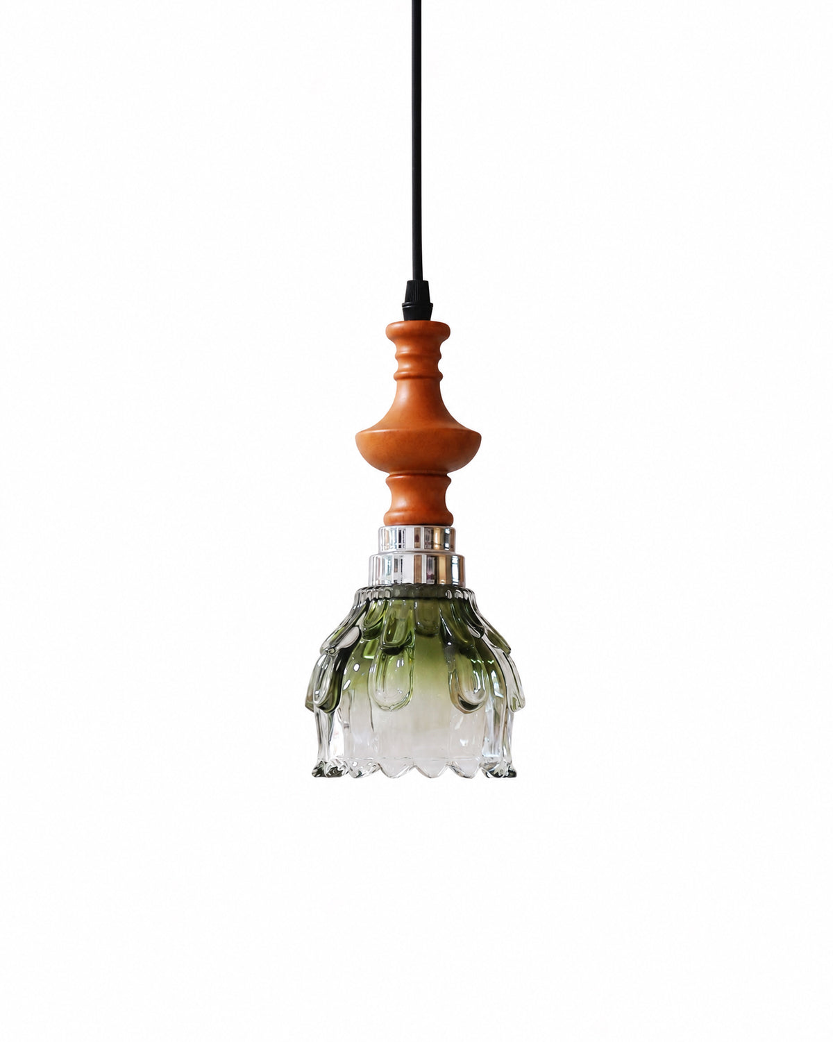 Verdant Dew Glass Pendant Light