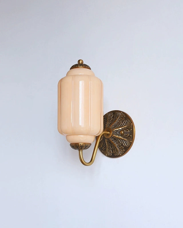 Murano Pumpkin Glass Wall Lamp