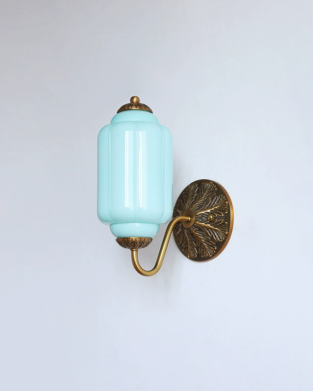 Murano Pumpkin Glass Wall Lamp