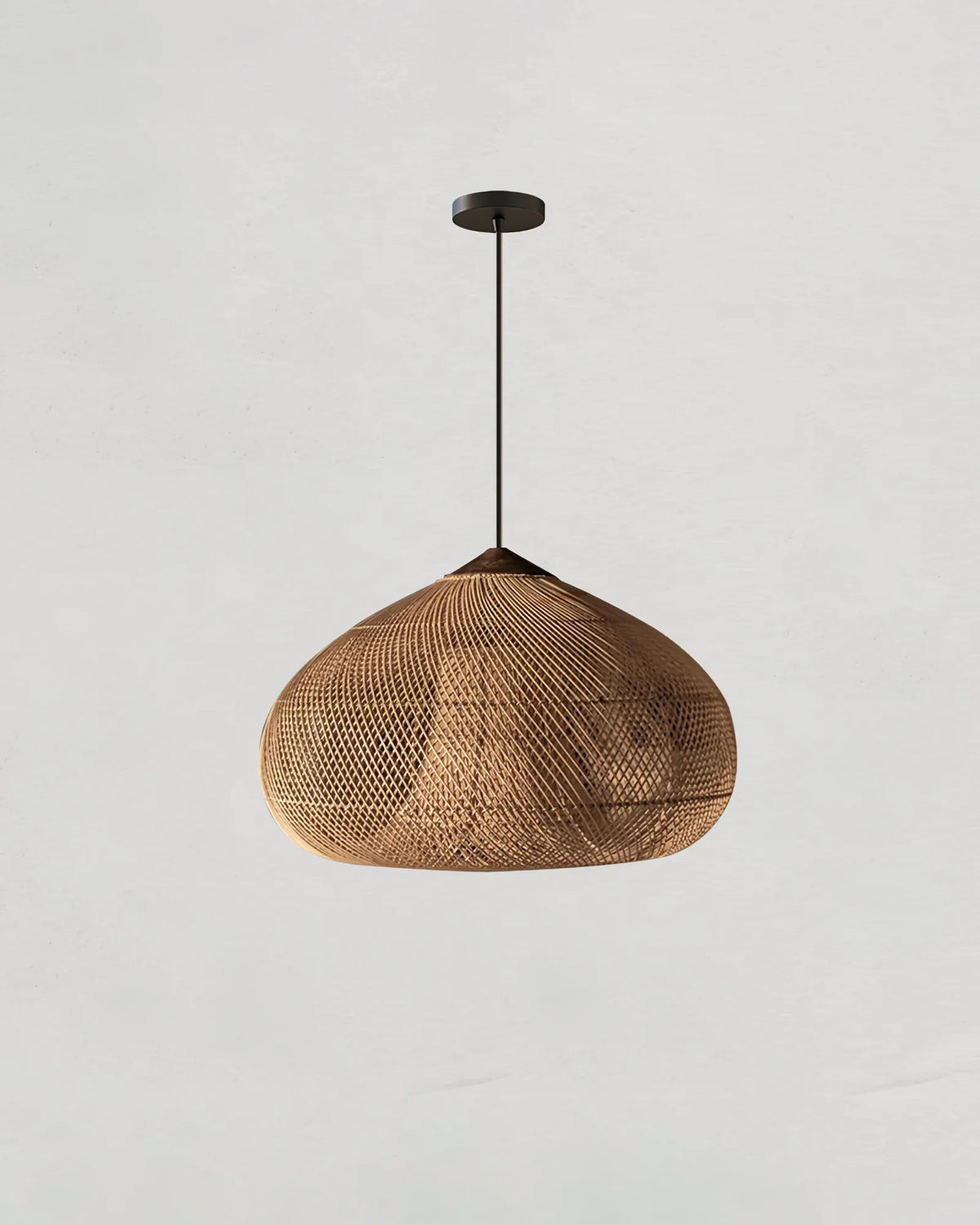 Braided Rattan Pendant Lamp