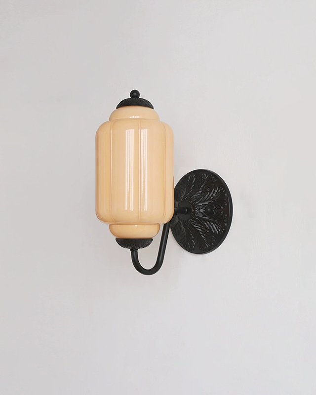 Murano Pumpkin Glass Wall Lamp