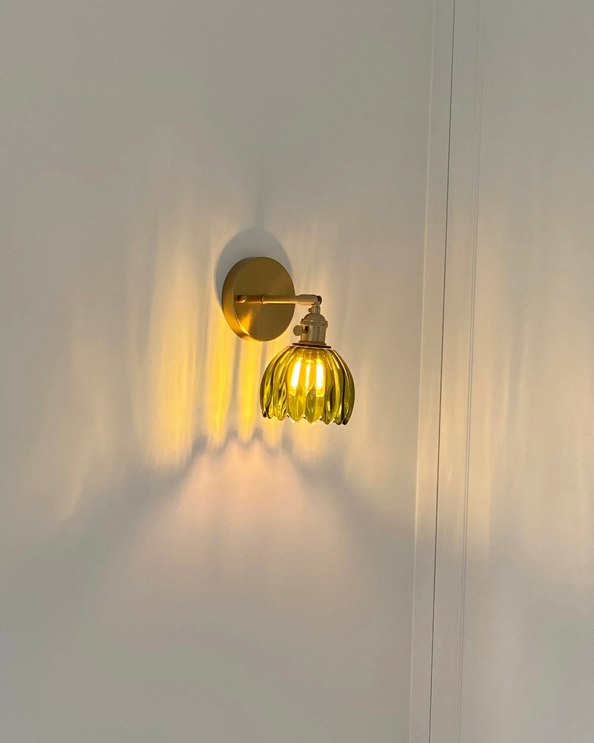 Petal Bud Glass Wall Sconce