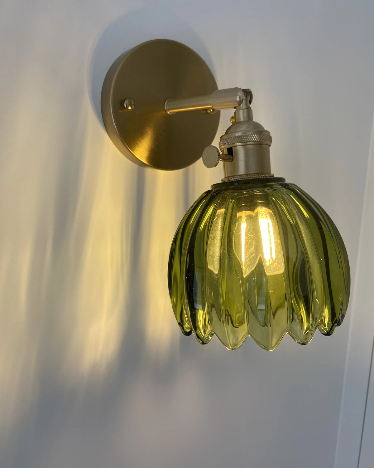 Petal Bud Glass Wall Sconce