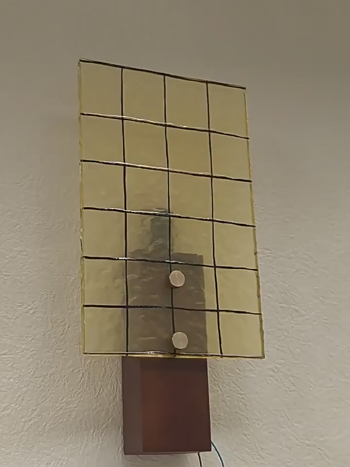 Load video: Ember Lattice Wall Sconce