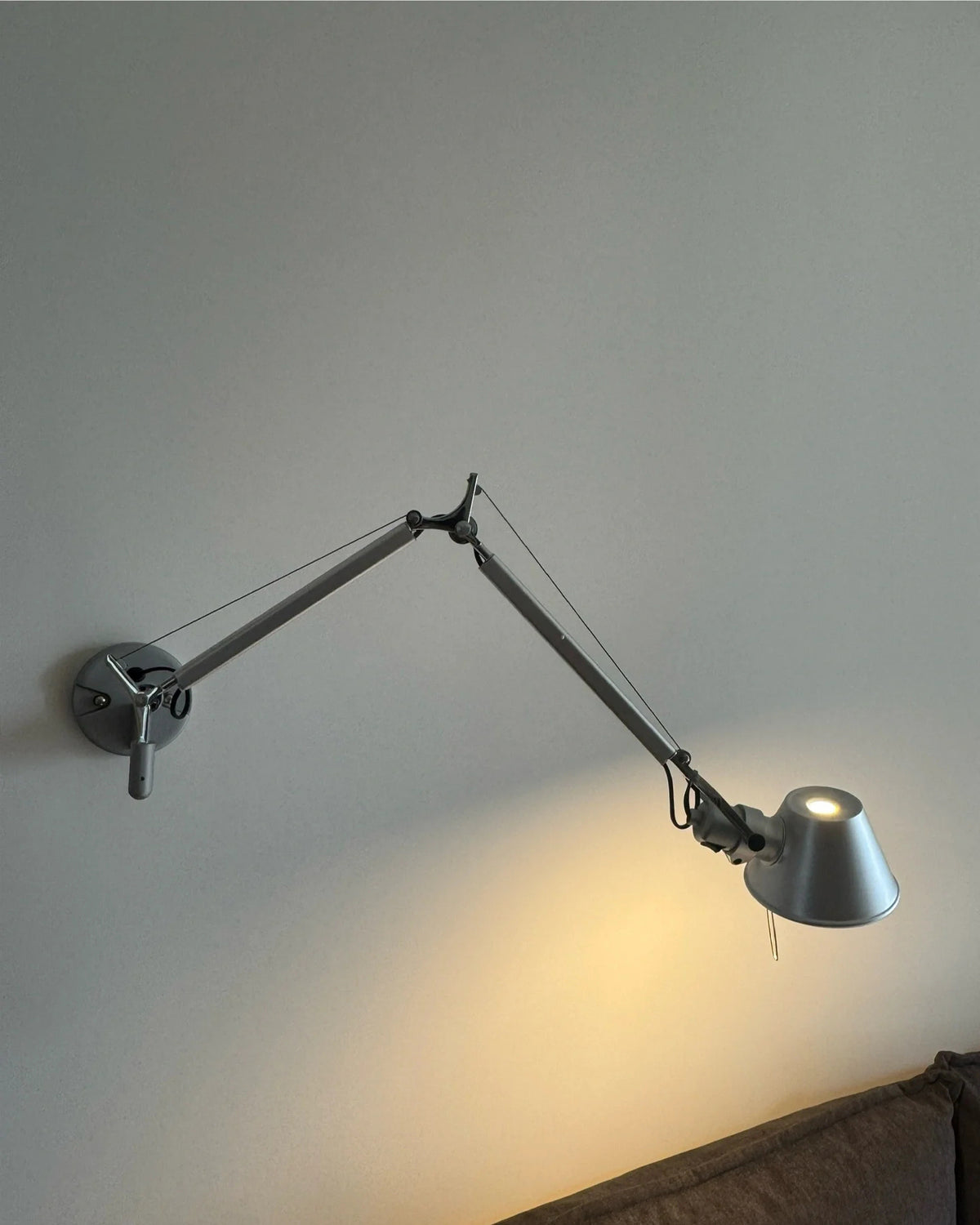 Mercury Swing Arm Wall Lamp
