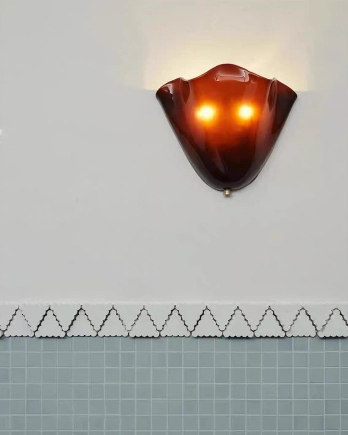 Vera Vintage Glass Wall Lamp