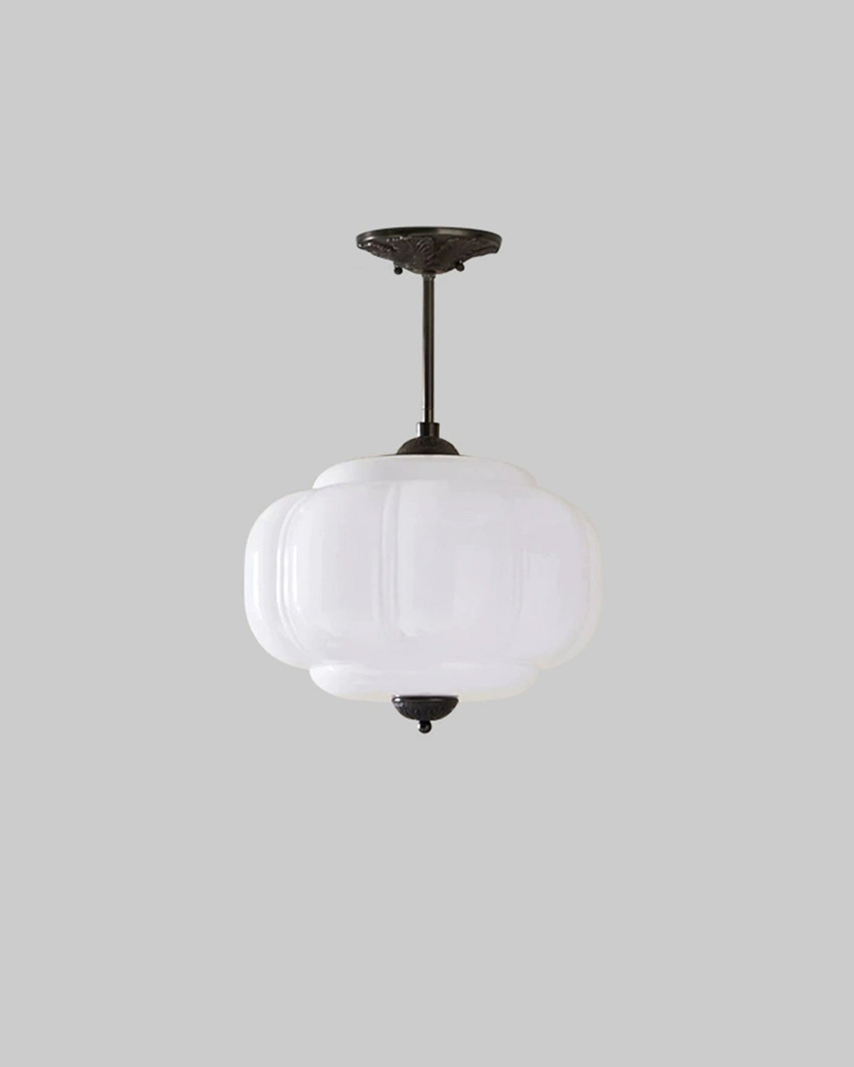 Murano Pumpkin Glass Pendant Lamp