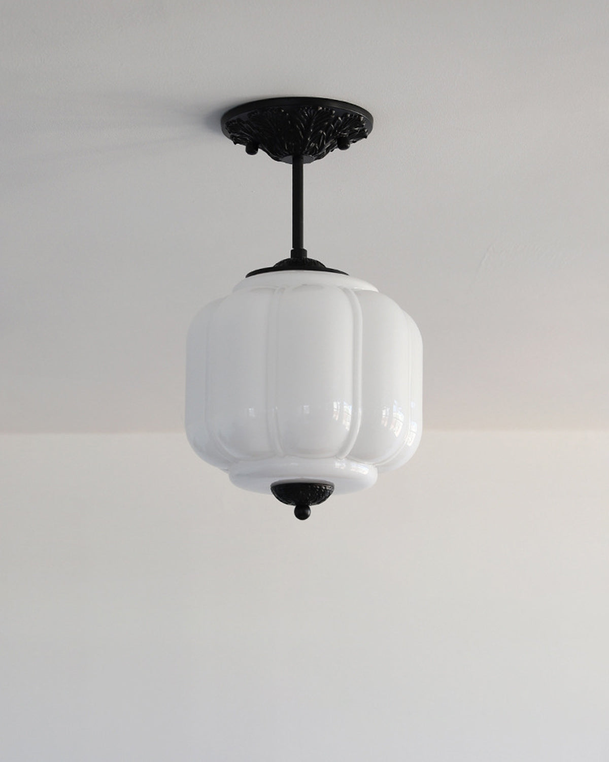 Murano Pumpkin Glass Pendant Lamp